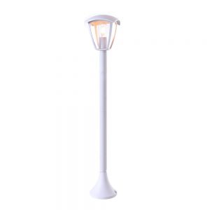 LAWN LAMP 90CM MATT WHITE ALUMINIUM 1*E27